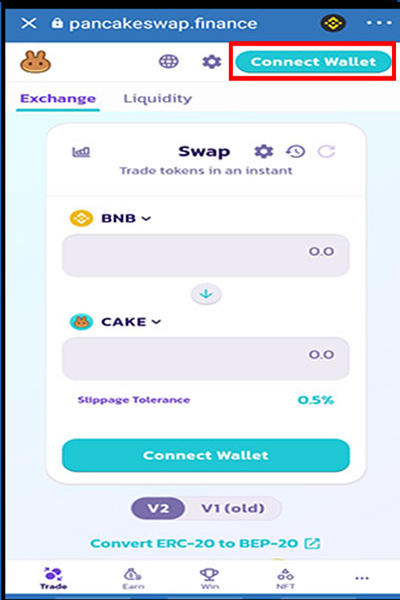 connenct wallet