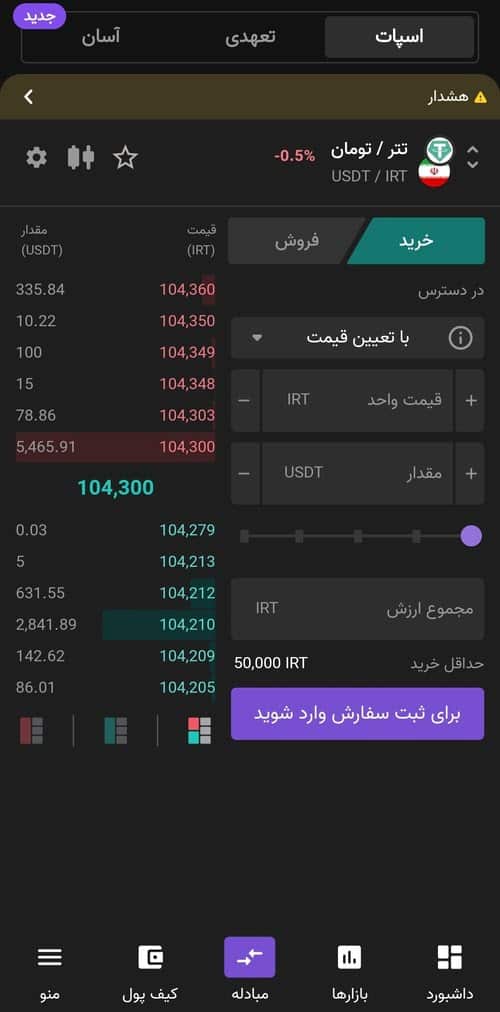 آموزش خرید تتر به زبان ساده + خرید Theter تصویری 11 11